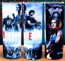 Resident Evil 3  Jill Valentine and Nemesis Cup Mug Tumbler 20oz - £15.68 GBP
