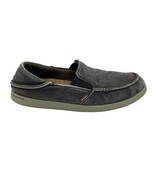 Reef Shoes Men’s 9 Gray Denim Cork Footbed C13693 Slip On Casual Beach V... - £23.64 GBP