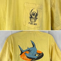 Tiki Ko Bakersfield Diver Hammerhead Shark Bar Pocket T-Shirt sz XL Mens... - £23.03 GBP