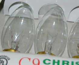 J Hofert 1435 Clear C9 Northern Lights Christmas Lamps 4 Bulbs Packaged image 3