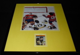 Brad Park Signed Framed 16x20 Overhead Photo Display Bruins - $98.99