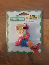 Sesame Street Wilton Elmo Refrigerator Magnet Henson Vintage 1998 - $37.39