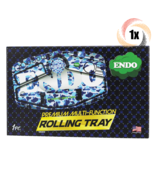 1x Pack Endo Multi Function Rolling Tray With Grinder &amp; More | Blue Camo... - €37,91 EUR
