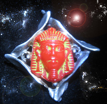 HAUNTED NECKLACE  5 POINTS OF ALPHA POWERS RULE LEAD OVER ALL SECRET OOAK MAGICK image 2