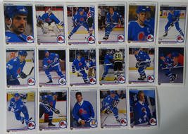1990-91 Upper Deck UD Quebec Nordiques Team Set of 17 Hockey Cards - £1.57 GBP