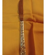 Cellini Romanesque (Gold Electroplate) Roses Solid Knife 8 1/2" - $5.00