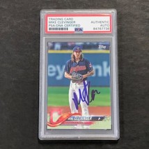 2018 Topps #237 Mike Clevinger Signed Card PSA Slabbed Auto Cleveland - £56.21 GBP