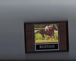 RUFFIAN PLAQUE HORSE RACING TURF - $4.94