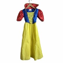 GIRL&#39;S SNOW WHITE DRESS COSTUME SIZE SMALL FITS TO SIZE 4-6 Dress Up - $4.95