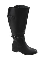 Women Boots Luoika Extra Wide Black Women Knee High Boots Size 10XW - £19.50 GBP