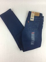 Levis 711 Girls Skinny Jeans Dark Blue 10 Reg - $23.36