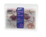 Ziploc Charm Collection Contain The Clutter Assorted Sizes 10 Bags - £3.94 GBP