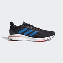 adidas Men&#39;s Supernova + Running Shoe Core Black/Blue Rush/Turbo GX2910 - $32.40