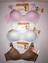 Warner&#39;s No Side Effects/Smoothes Underarm Bulge Full Coverage Wirefree Bra NWT - £25.50 GBP