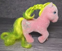 My Little Pony SHADY So Soft Ponies 1985 Vintage MLP pink Flocked EUC - £11.58 GBP