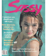 SASSY magazine April 1990 Jason Priestley Johnny Depp &#39;Cry Baby&#39; Ad - £19.81 GBP