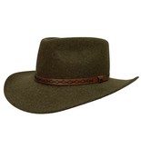 Broner Lite Felt Wool Outback Hat Water Repellent Western Packable S/M M... - $452.18 MXN