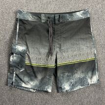 Ocean Current Board Shorts Mens 38 Swim Gray Trunks Polyester Blend - $14.24