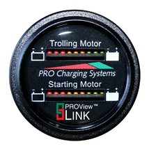 Dual Pro Battery Fuel Gauge - Marine Dual Read Battery Monitor - 12V/24V System - £110.52 GBP