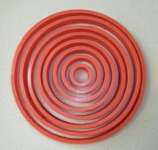 Circle Round Shape Set Of 8 Sizes Cookie Cutter Baking Tool 3D Printed USA PR755 - £8.78 GBP