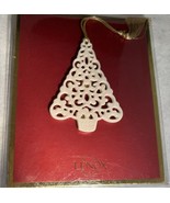 Lenox Porcelain Pierced Christmas Tree Ornament - In Original Packaging - $16.23 CAD