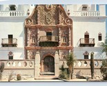 Facade Detail Mission San Xavier Tucson Arizona AZ UNP Chrome Postcard O5 - £4.63 GBP