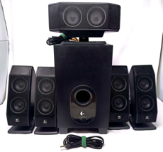 Logitech X-540 5.1 Surround Sound Speaker System W/ Subwoofer Set - $68.06