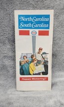 1972 ESSO gas station road map of North Carolina and South Carolina - £4.62 GBP