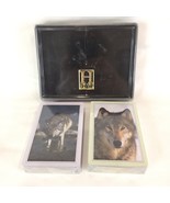 New Grey Wolf Playing Cards Harlin Two Bridge Decks Sealed Score Cards I... - £15.55 GBP