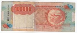 Angola, 100000 Kwanzas, 1991 National Bank of Angola, P133, XF-
show ori... - $12.17