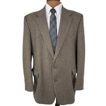 Brown CIRCLE S western blazer jacket sport suit coat wool 48 R - £46.34 GBP