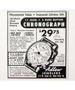 1949 Adlew Jewelers Chronograph Watch Advertisement New York City Jewelr... - €17,17 EUR 1949 Adlew Jewelers Chronograph Watch Advertisement New York City Jewelr... - €17,17 EUR