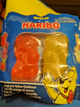 Haribo Gold Bears Collectible Mini Figures Orange & Yellow New Toy In Sealed Pkg - $14.22