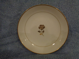 Fine China Golden Anniversary Berry Bowl Made in Japan 6&quot; Gold Rose &amp;Trim - £6.02 GBP