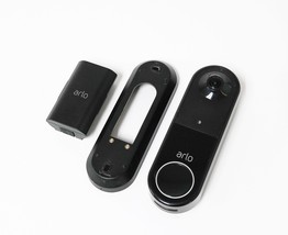 Arlo Essential AVD2001B Video Doorbell Wire Free - Black  - $32.12 CAD