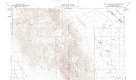 Last Chance Range Quadrangle California-Nevada 1958 Topo Map USGS 15 Minute - £13.45 GBP
