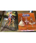 Malibu Barbie Snowflake Sugar Plum Fairy Princess Aurora 2 Vintage Puzzl... - $19.16 CAD