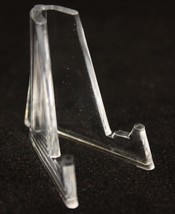 25 DISPLAY STANDS EASEL for Coins Capsules &amp; Poker Chips Holders CLEAR A... - $12.16