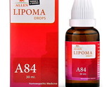 3 X Allen A84 Lipoma Drop (1 bottle of 30 ml) HOMEOPATHIC REMEDY ( PACK ... - $37.78 CAD