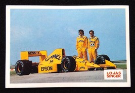 Nelson Piquet &amp; Satoru Nakajima ✱ Lotus Camel Rare Sticker F1 Formula 1 ~ 1988 - £19.46 GBP