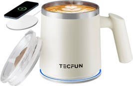 Coffee Mug Warmer, [2024 New Wireless Heating Tech][0 Fire, Gifts For Her/Him - £29.86 GBP