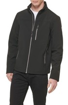 Guess 3 Zip Pockets Black Softshell Polyester Lined Rain Jacket Men&#39;s To... - £16.93 GBP