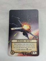 Star Wars X-Wing Miniatures Game Alternative Art Crack Shot Promo Card - $6.92