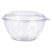 Pack of 150 Dart Bowls with Dome Lid Clear CTR32BD 32 oz. Tamper-Resista... - $59.22