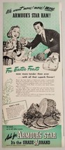 1940 Print Ad Armour&#39;s Star Ham Family Enjoys Easter Meal Chicago,Illinois - £12.21 GBP