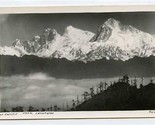 Mt Everest from Sandakphu Real Photo Postcard by D Sinsmoto - $11.88