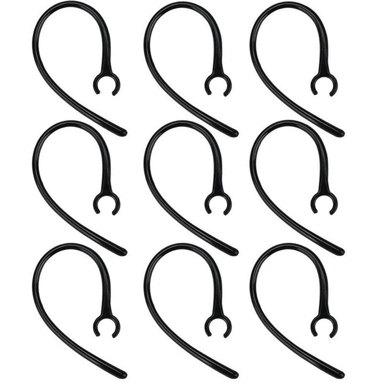 Ear Hooks for Plantronics M25 M55 M90 M155 M165 Mobile Bluetooth Headset 9 Pack - £21.92 GBP