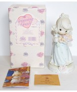 PRECIOUS MOMENTS GROWING IN GRACE #136263 AGE 16 BLONDE GIRL WITH ROSES ... - £23.15 GBP