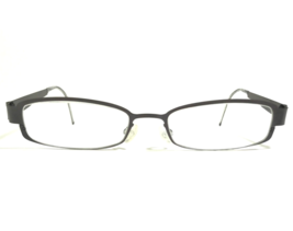 Lindberg Eyeglasses Frames 5050 COL.U14 Gunmetal Gray Strip Titanium 48-17-145 - $217.79