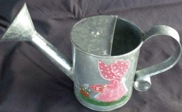 Cute Collectible Small Size Galvanized Steel Watering Can – Hand Painted... - $29.69